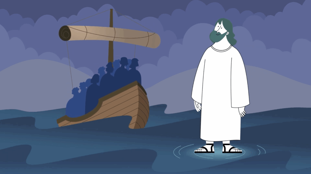 Jesus Walks on the Sea